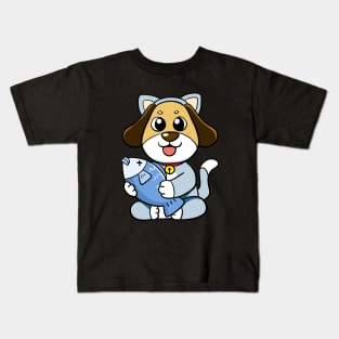 Dog Cat Kids T-Shirt